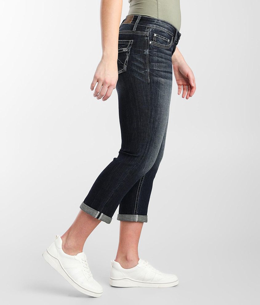 Virgo Cuffed Stretch Capri Jean