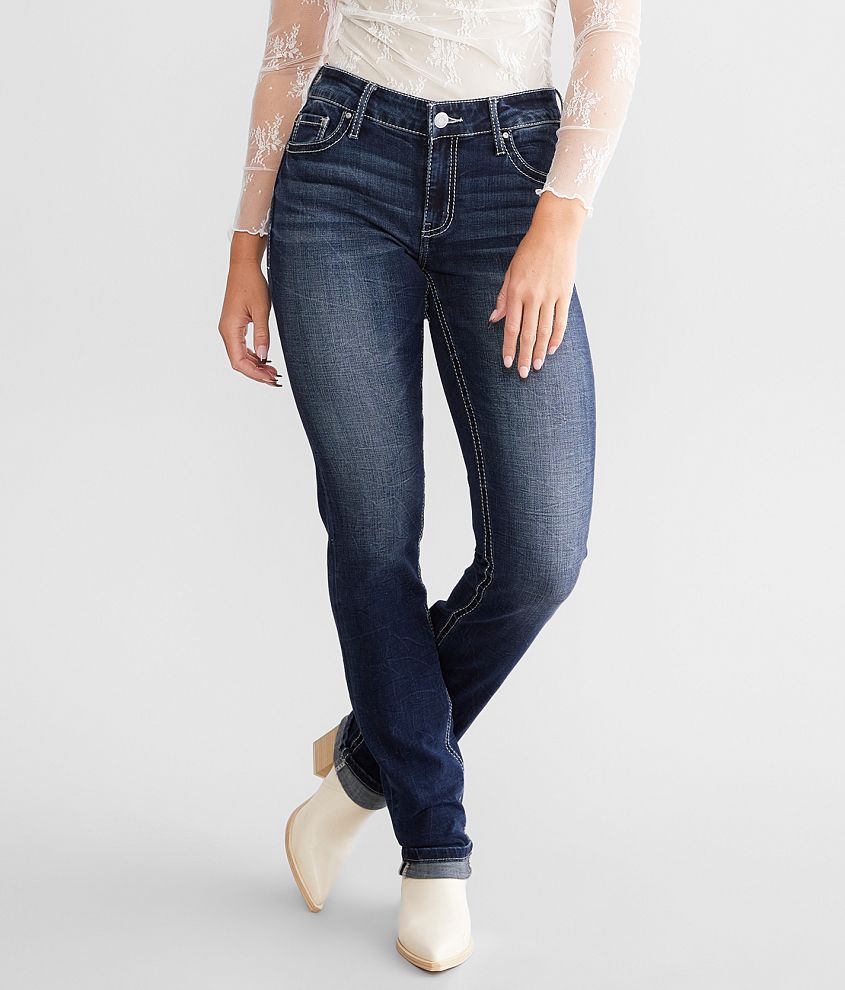 Daytrip Virgo Straight Stretch Jean - Women's Jeans in Dark 276 | Buckle