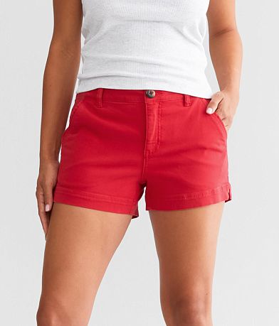 BKE Payton Stretch Cuffed Short - Women's Shorts in Zaveri 2