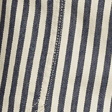 Navy Cream Stripe