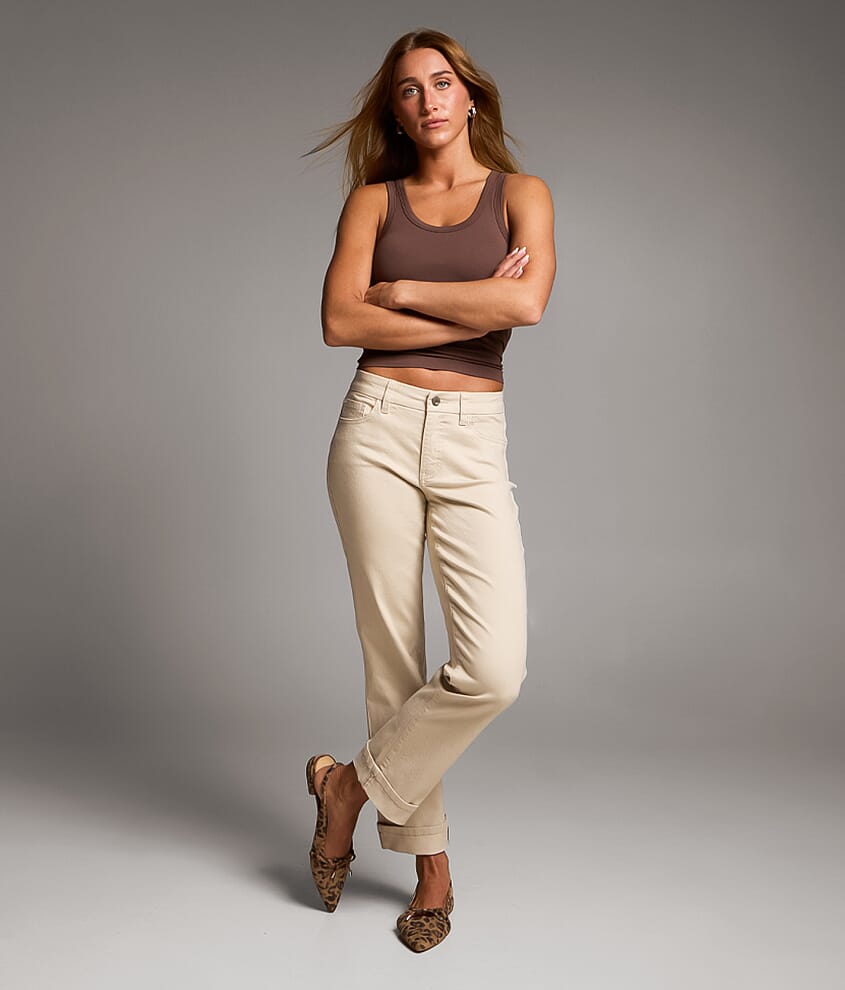 Payton Cropped Straight Stretch Pant