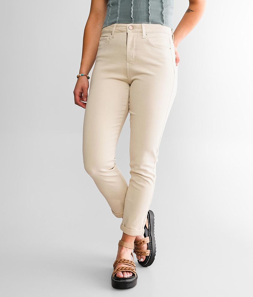 BKE Mom Fit Cuffed Pant front view