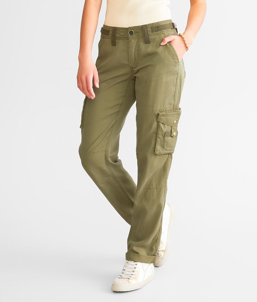 Soft Surroundings Green Cupro Cargo Pants Size PXS