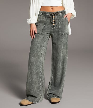 BKE High Rise Washed Pant front view
