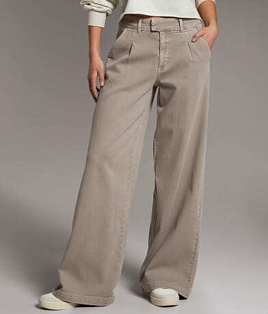 BKE Tailored Wide Leg Stretch Pant front view