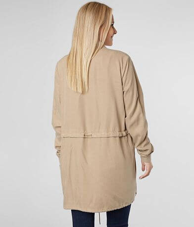 BKE Lightweight Mock Neck Jacket BACK