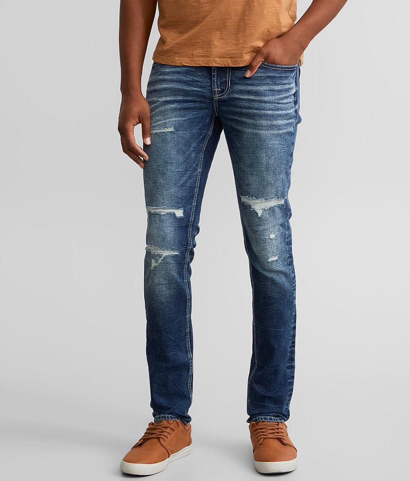 Skinny Stretch All Over Rip Jeans