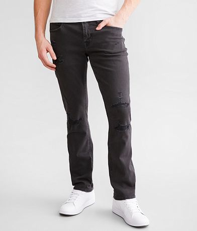 Express Athletic Slim Dark Wash Stretch Jeans