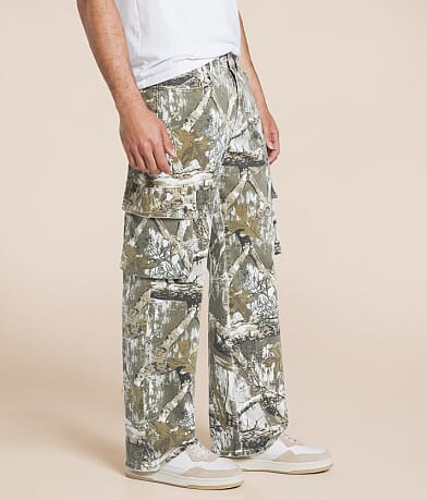 Departwest Camo Baggy Cargo Stretch Jean full left side view