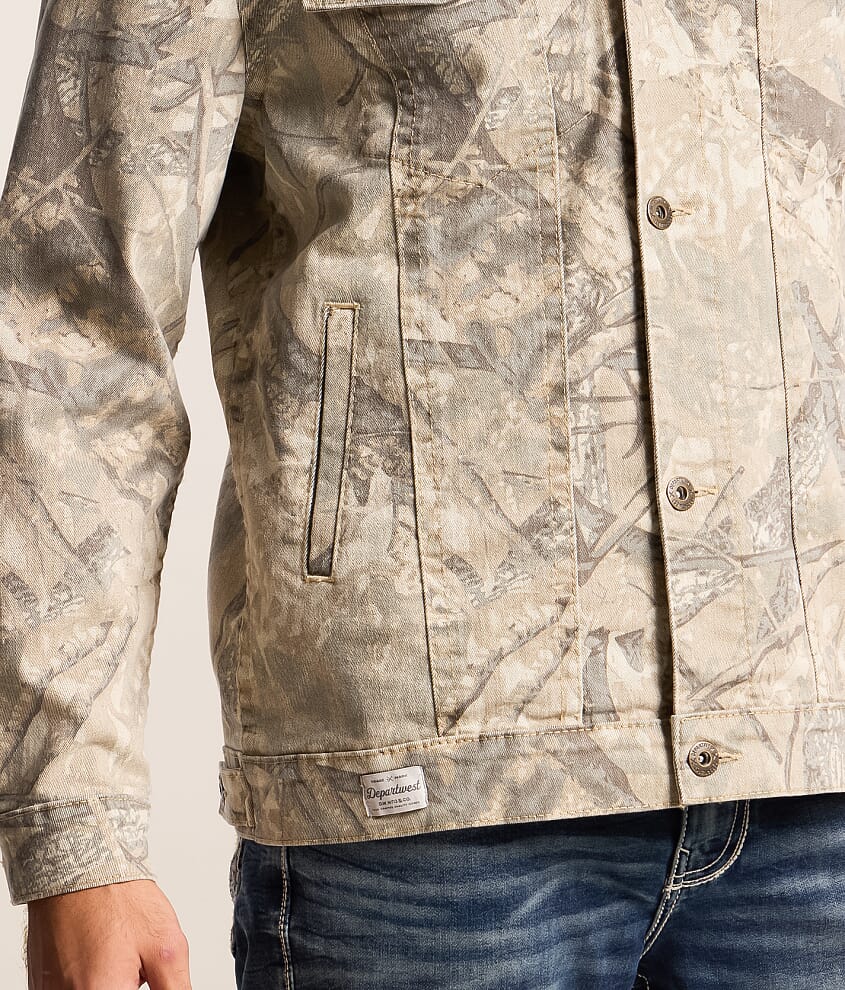 Camo Denim Stretch Jacket