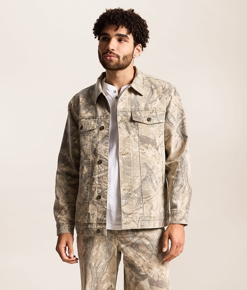 Camo Denim Stretch Jacket