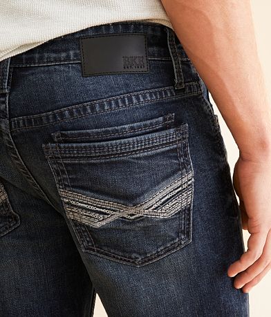 BKE Jake Straight Stretch Jean back pocket view
