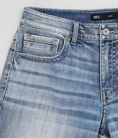 BKE Seth Straight Stretch Jean misc detail 2 view