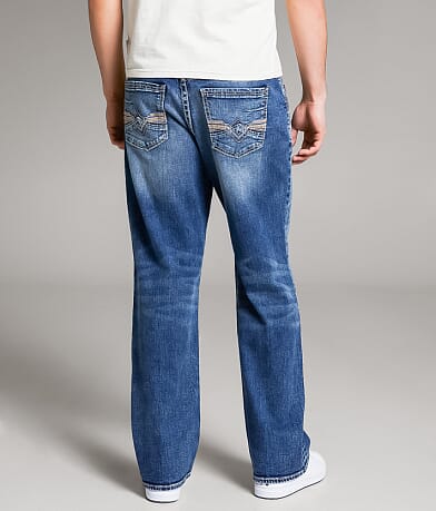 BKE Seth Straight Stretch Jean back view