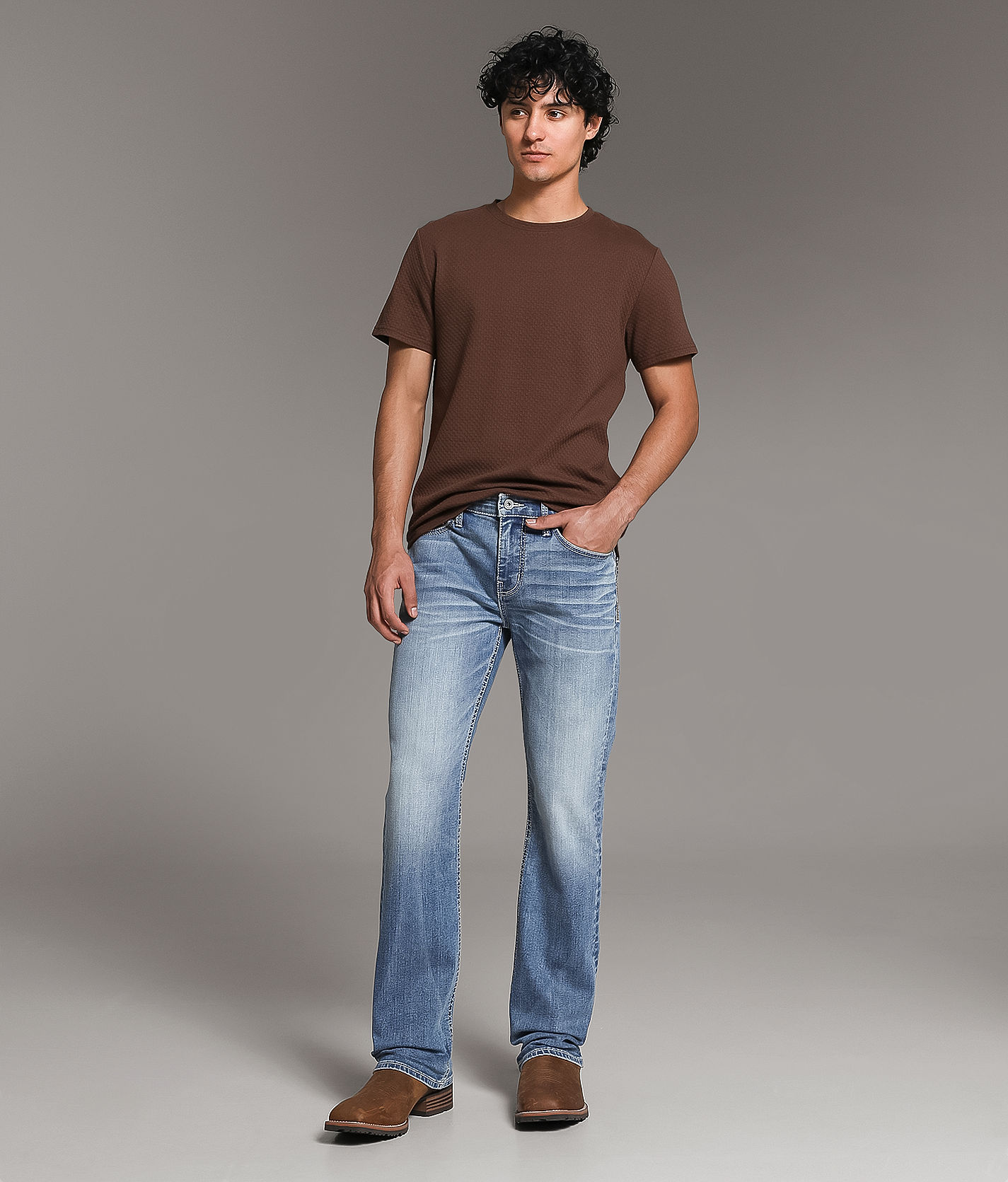 BKE Aiden Boot Stretch Jean - Men's Jeans in Hybern | Buckle