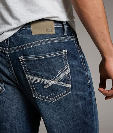 BKE Tyler Stretch Jean back pocket view