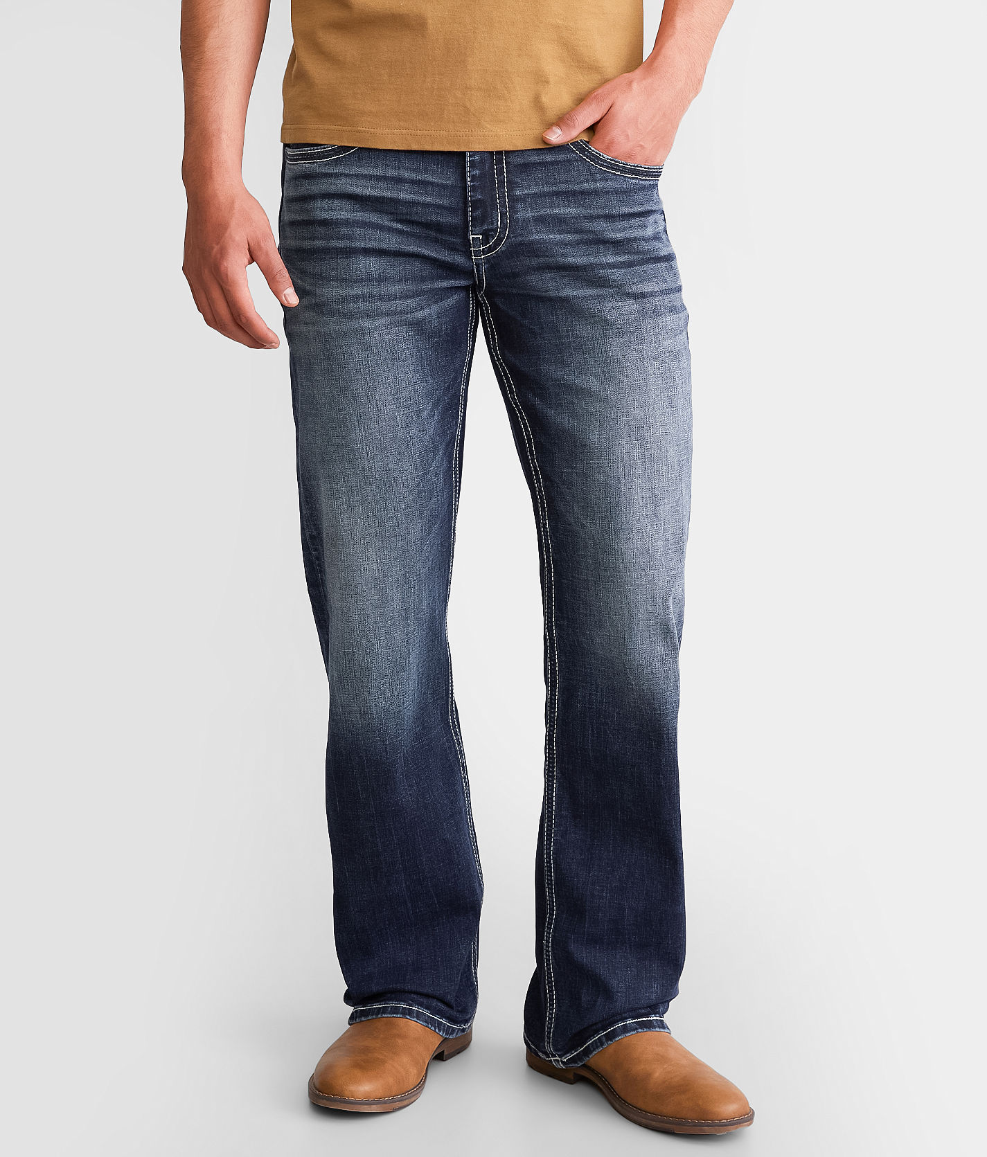 【AAKE】FOLD BUCKLE DENIM Buckle BKE Stella Boot Cut Denim Jeans Blue Size 24 | eBay