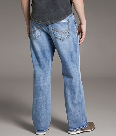 BKE Seth Straight Stretch Jean back view