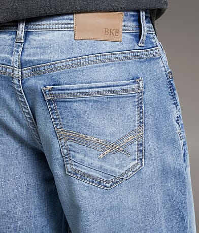 BKE Seth Straight Stretch Jean back pocket view