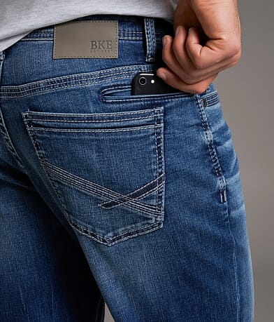 BKE Tyler Stretch Jean back pocket view