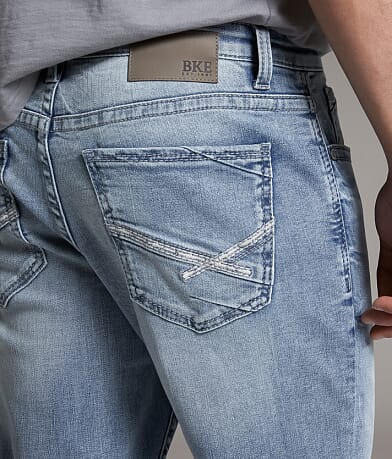 BKE Nolan Straight Stretch Jean back pocket view