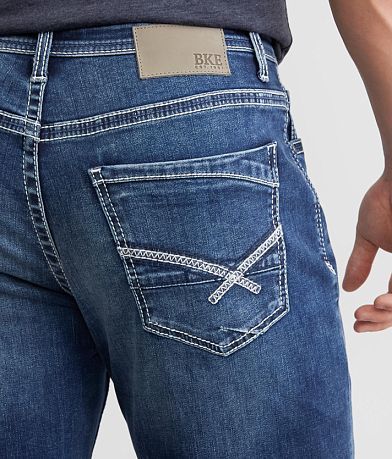BKE Tyler Boot Stretch Jean back pocket view