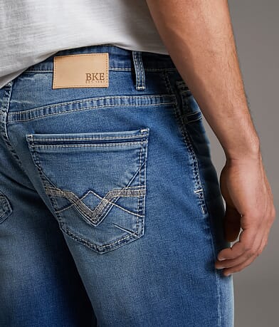 BKE Tyler 12&quot; Stretch Short back pocket view