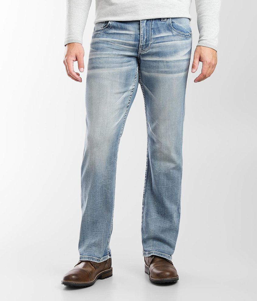 Buckle Black Nine Boot Stretch Jean Men's Jeans in Barley Buckle