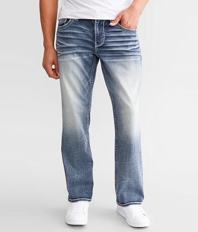 Buckle Black Eleven Straight Stretch Jean front view