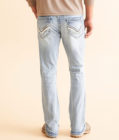 Buckle Black Three Boot Stretch Jean BACK