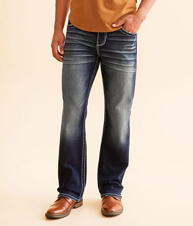 Buckle Black Nine Boot Stretch Jean front view