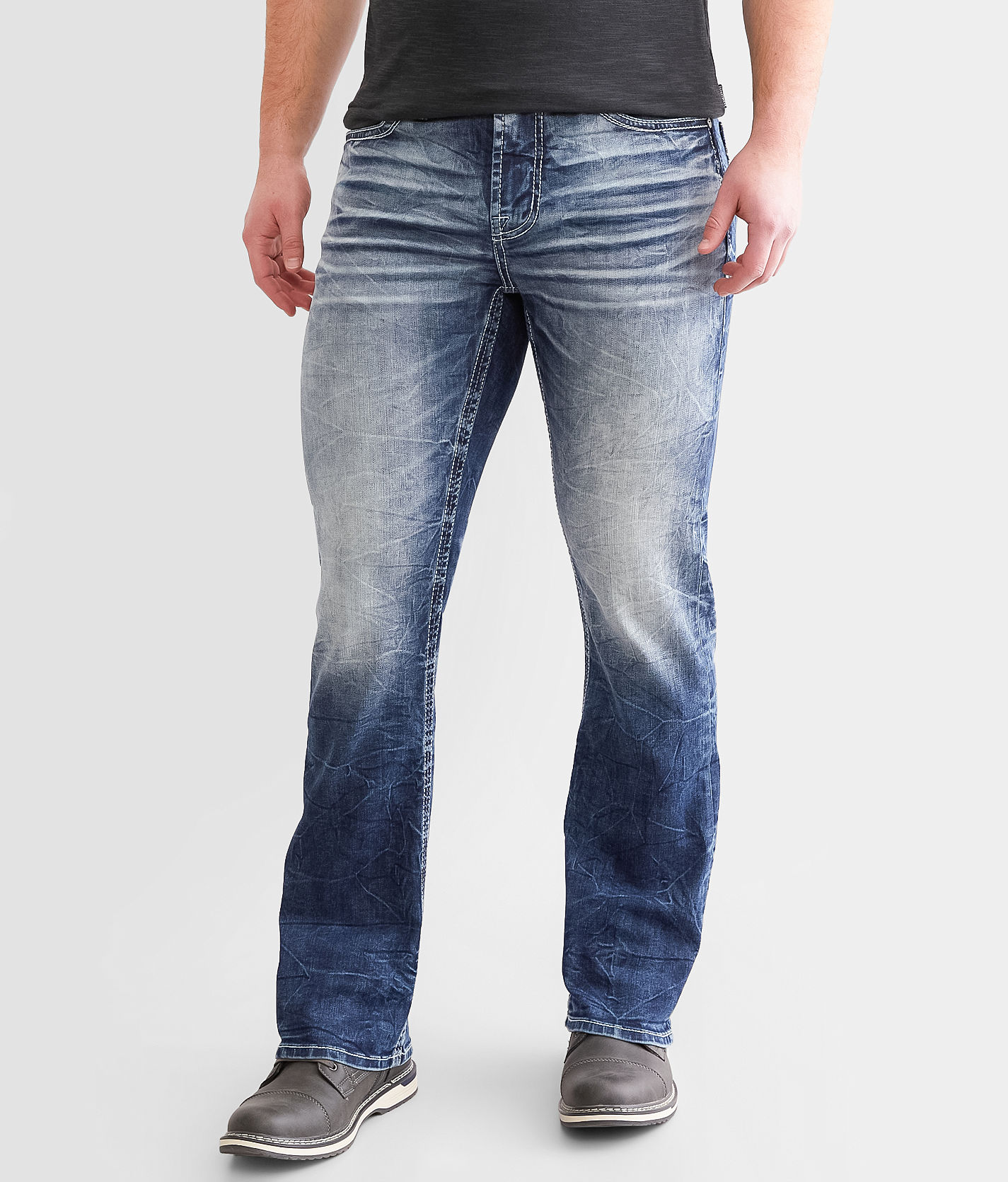 LEVAR ♥ Relaxed Boots Cut Denim /追跡付 df34fc77c0371e124114537f140697