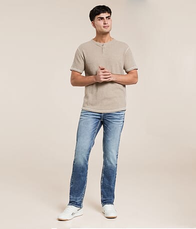 Salvage Riot Taper Stretch Jean front view
