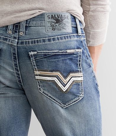 Salvage Mayhem Boot Stretch Jean BACK_POCKET