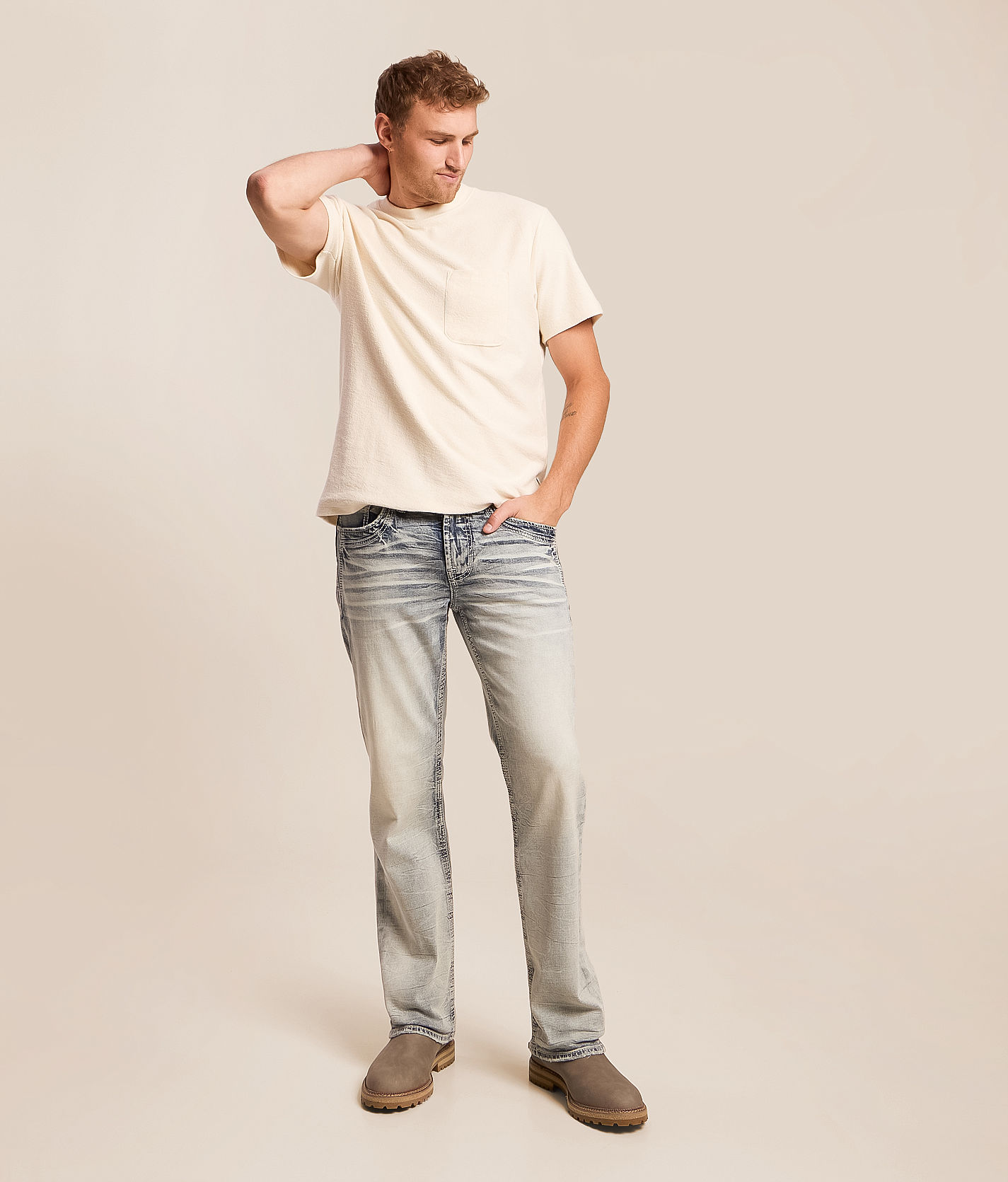 Salvage Mayhem Boot Stretch Jean - Men's Jeans in Lakeside Park
