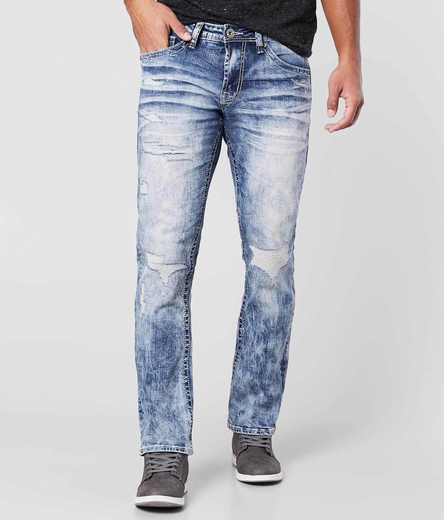 dark blue ripped skinny jeans mens