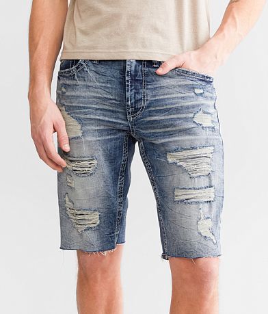 YYDGH On Clearance Men's Casual Denim Shorts Distressed Stretchy