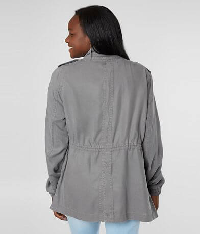 BKE Washed Canvas Jacket back view