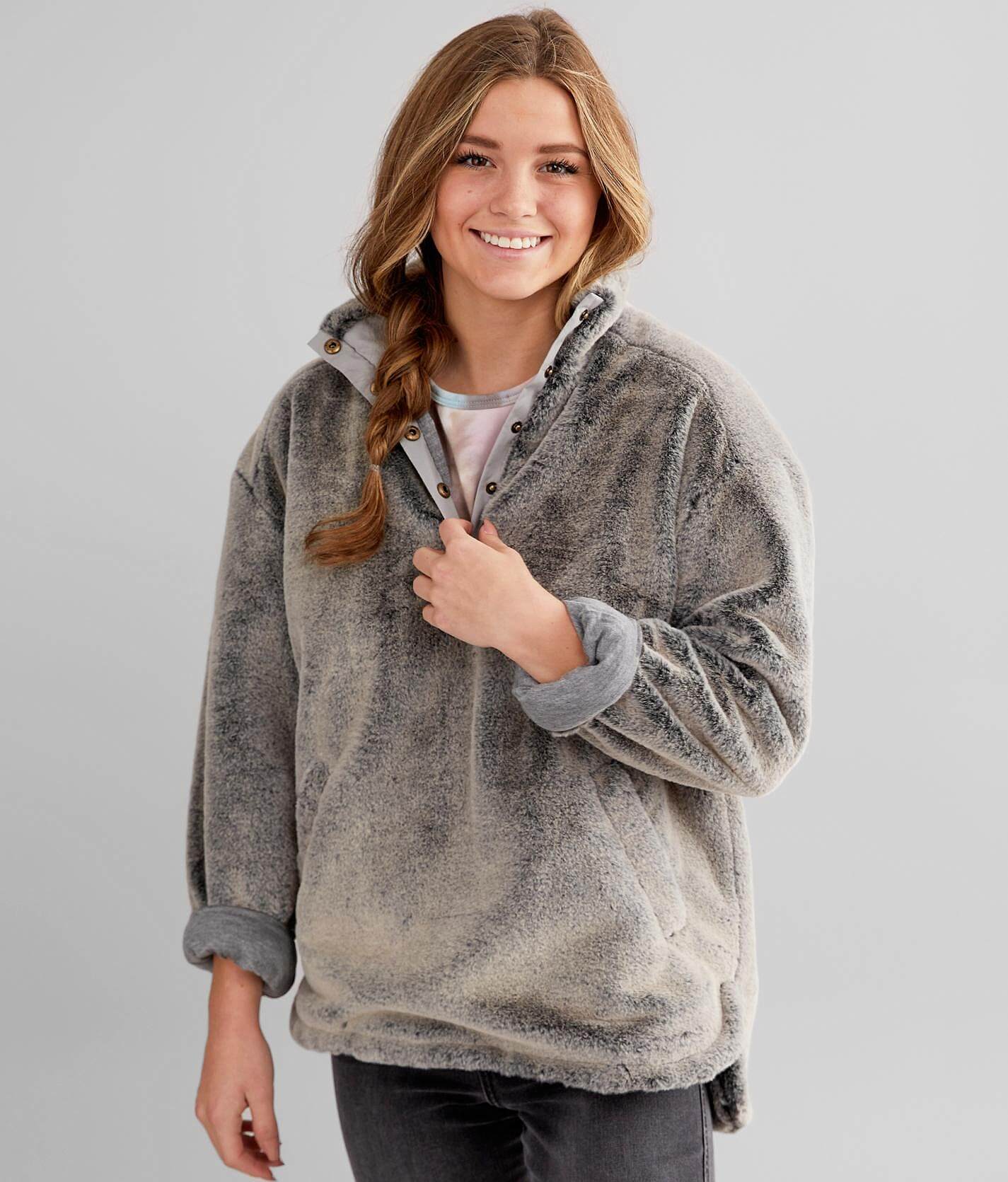 plush pull over