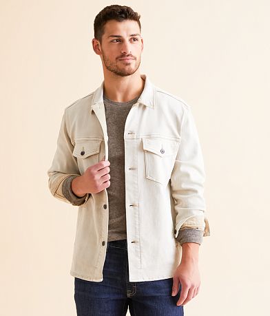 Outpost Makers Santa Fe Everyday Denim Stretch Shacket front view