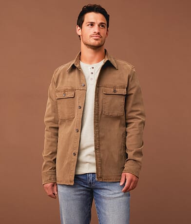 Outpost Makers Seattle Denim Stretch Jacket front view