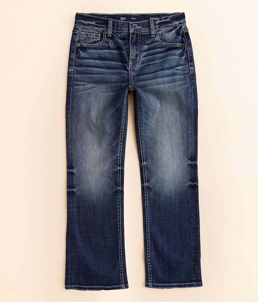 Boys - BKE Hudson Straight Stretch Jean front view