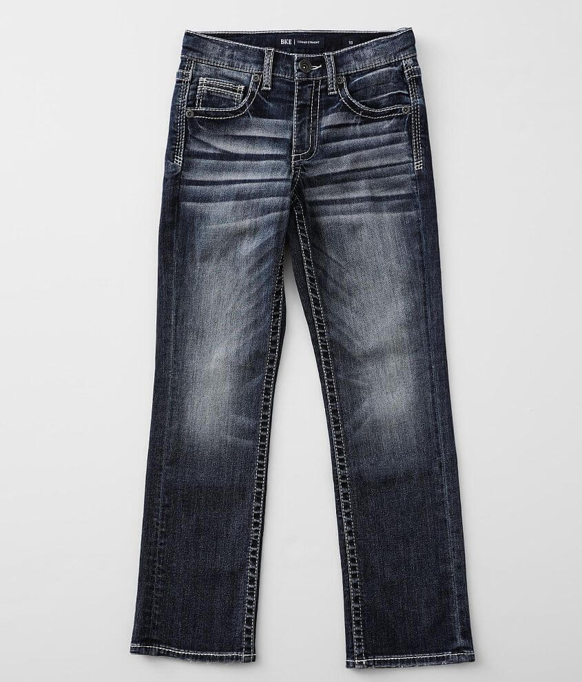Boys BKE Conner Straight Stretch Jean Boy's Jeans in Buren 2 Buckle