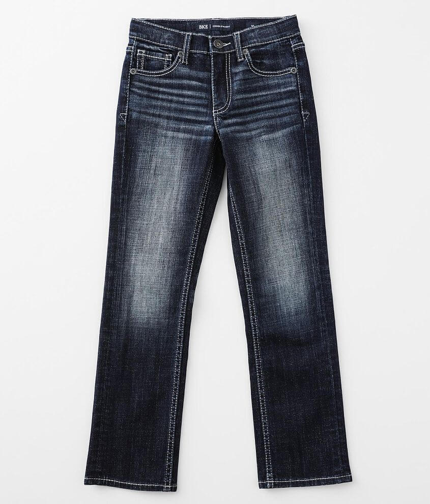Boys BKE Conner Straight Stretch Jean Boy's Jeans in Garner 2 Buckle