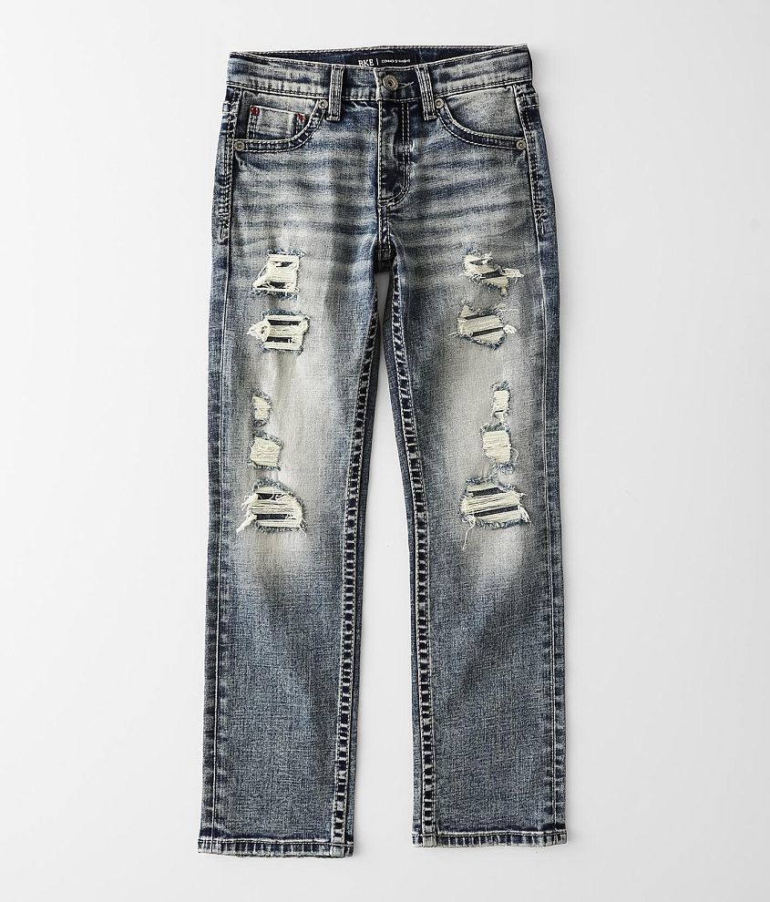 Boys - BKE Conner Straight Stretch Jean front view