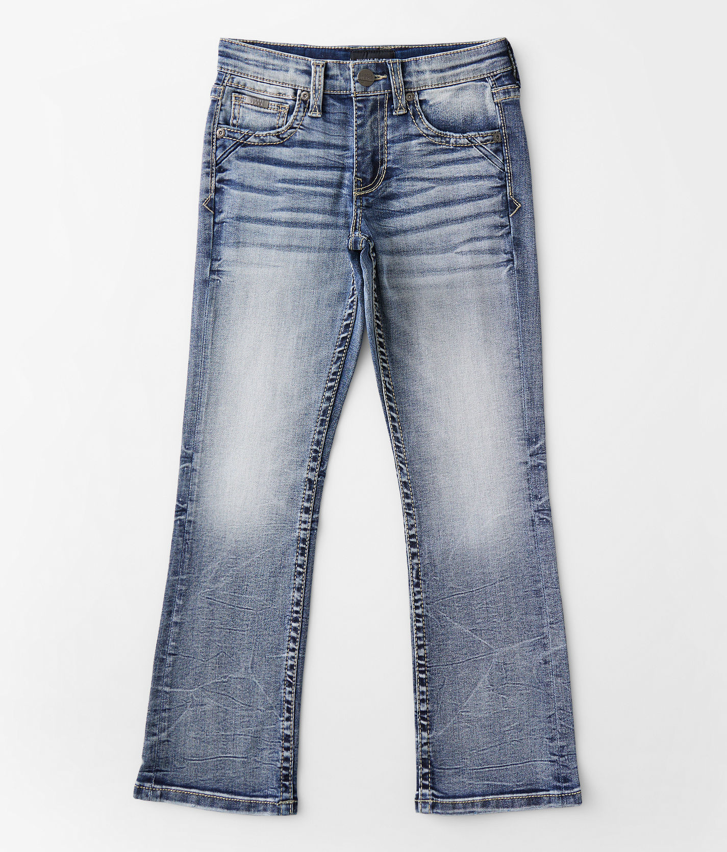 【IONSEOUL】Tami Shirring Buckle Bootcut Denim Pants 5JH034 0c9d8ce9dc6b1348fb80bd03cccee5