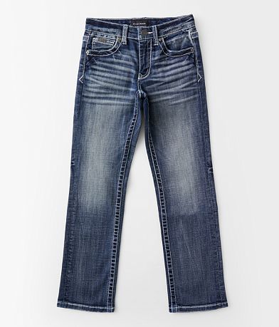 Buckle Black Boys - 109 Straight Stretch Jean front view