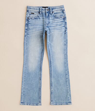 Buckle Black Boys - Nine Jr Boot Stretch Jean front view