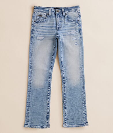 Buckle Black Boys - Nine Jr. Boot Stretch Jean front view