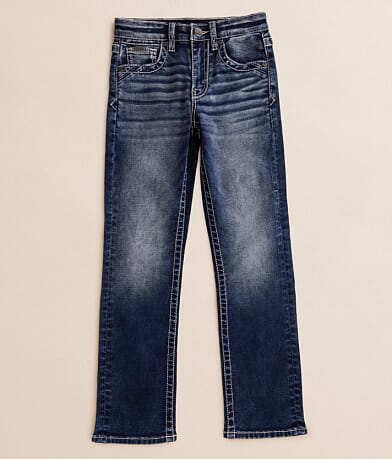 Buckle Black Boys - Nine Jr. Straight Stretch Jean front view